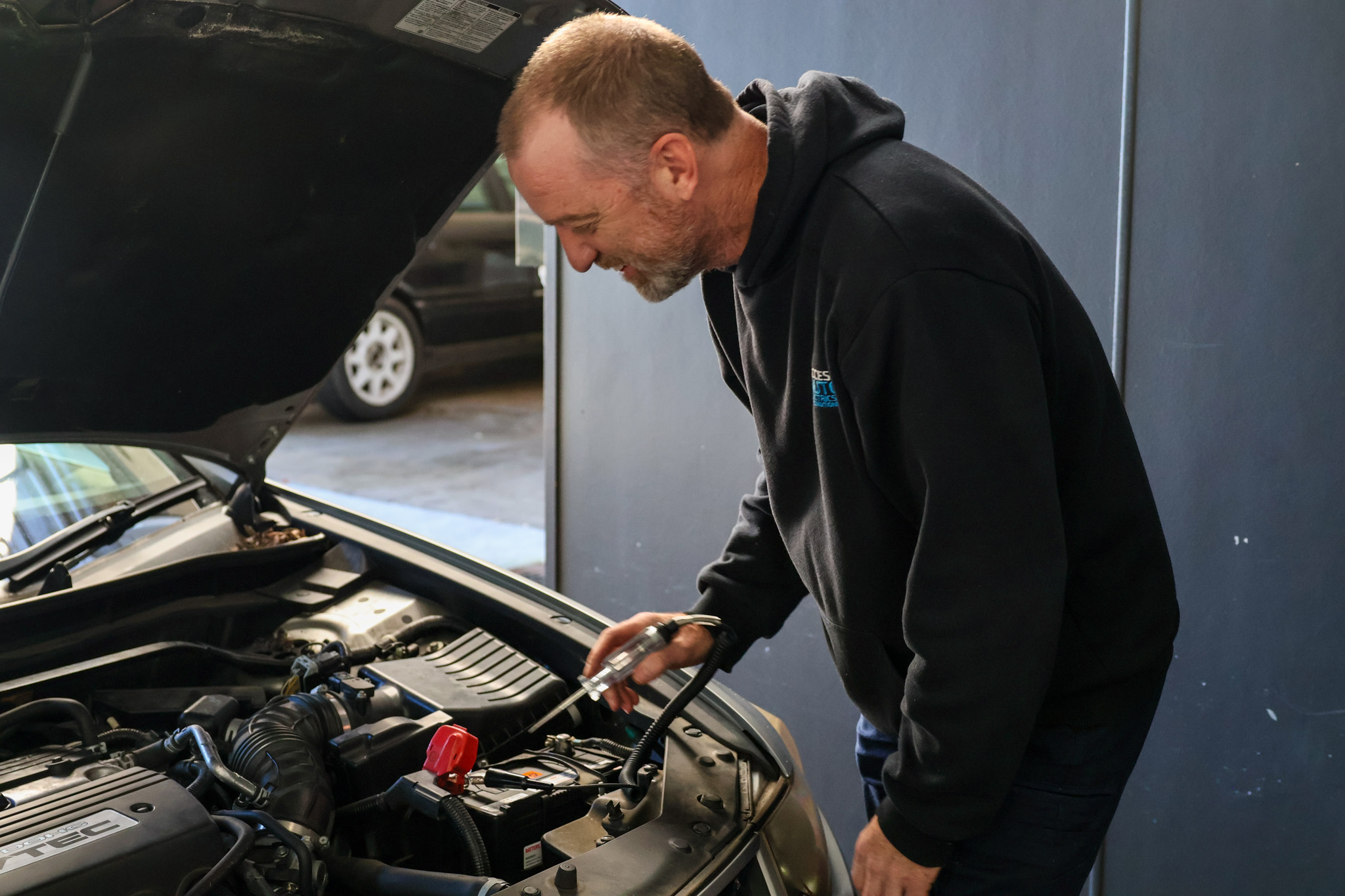 alternator and starter motor Auto electrician repairing an alternator and starter motor in Brisbane.